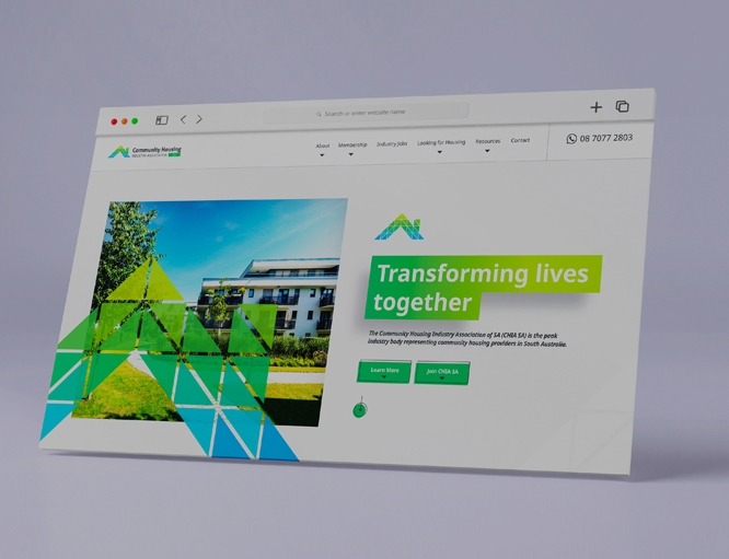 Community Housing Industries Association SA - Website Design